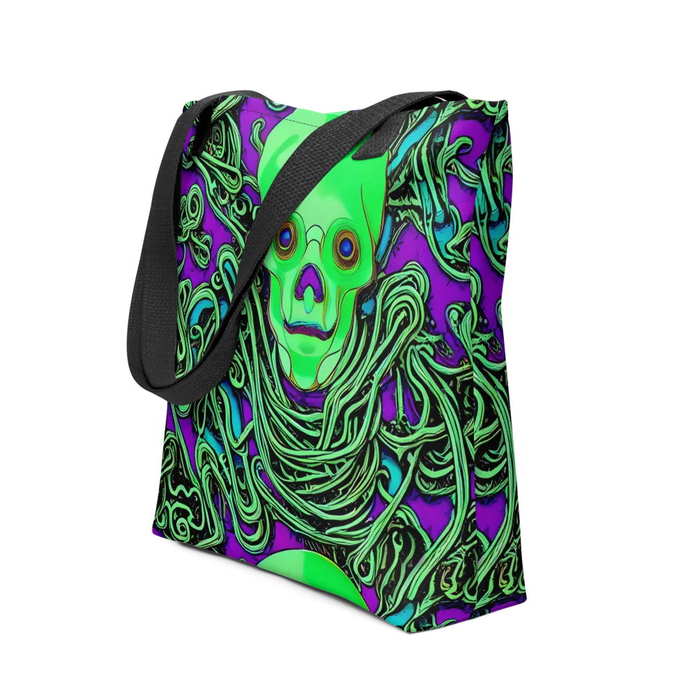 Ghostly Labyrinth on Tote Bag — Front