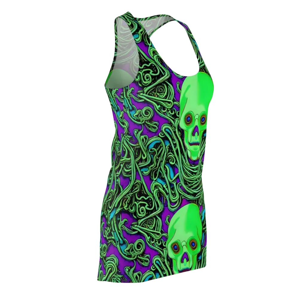 Ghostly Labyrinth on Racerback Dress — Front Side