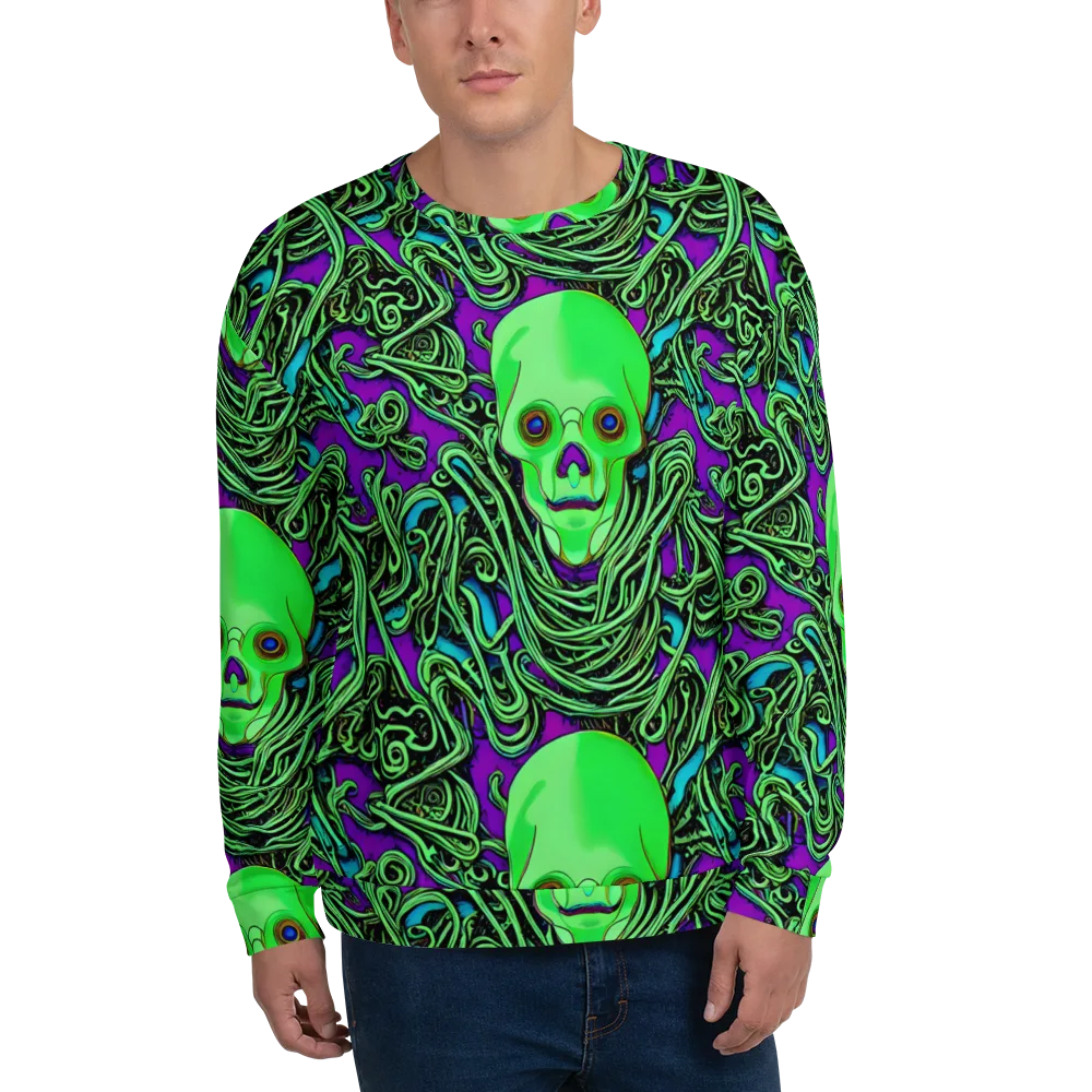 Ghostly Labyrinth on Sweatshirt — Front