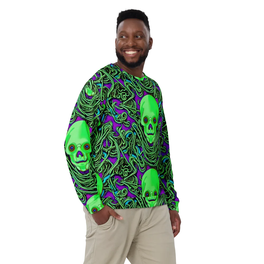 Ghostly Labyrinth on Sweatshirt — Front