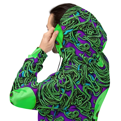 Ghostly Labyrinth on a Hoodie