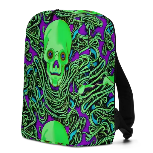 Ghostly Labyrinth on a Minimalist Backpack