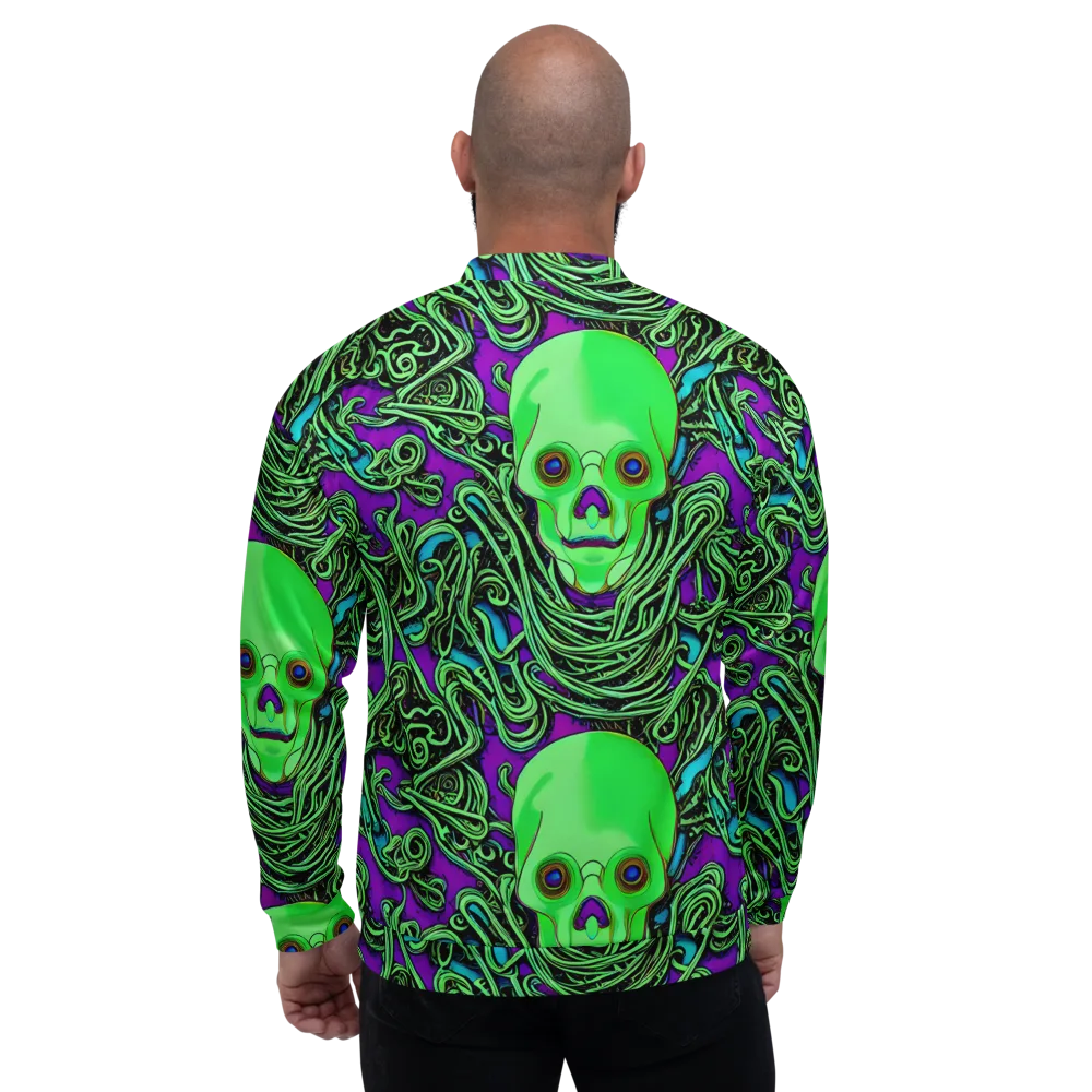 Ghostly Labyrinth on Bomber Jacket — Back