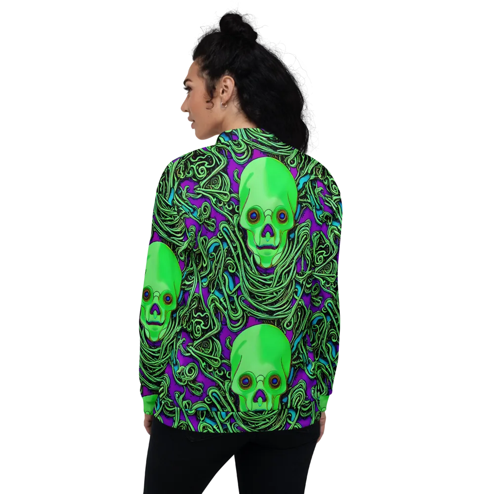 Ghostly Labyrinth on Bomber Jacket — Back
