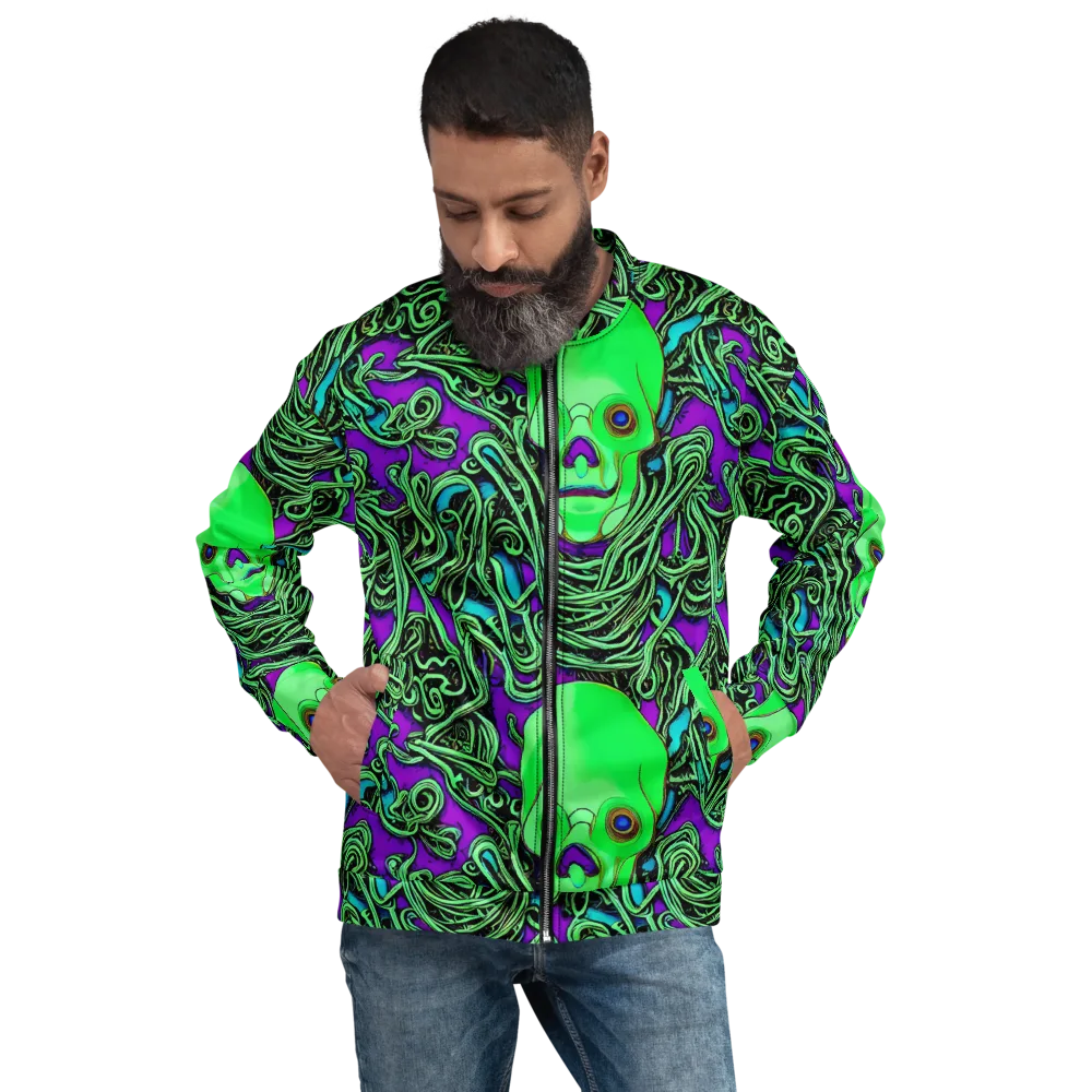 Ghostly Labyrinth on Bomber Jacket — Front