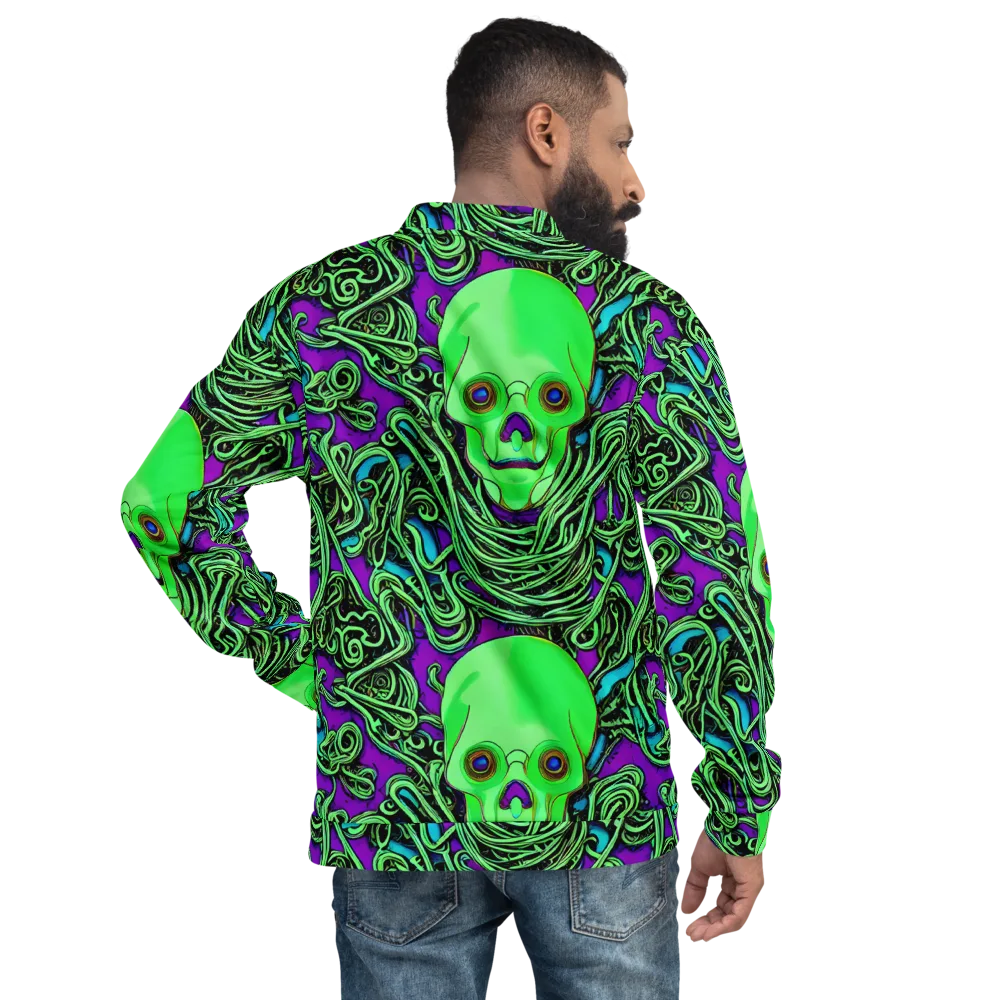 Ghostly Labyrinth on Bomber Jacket — Back