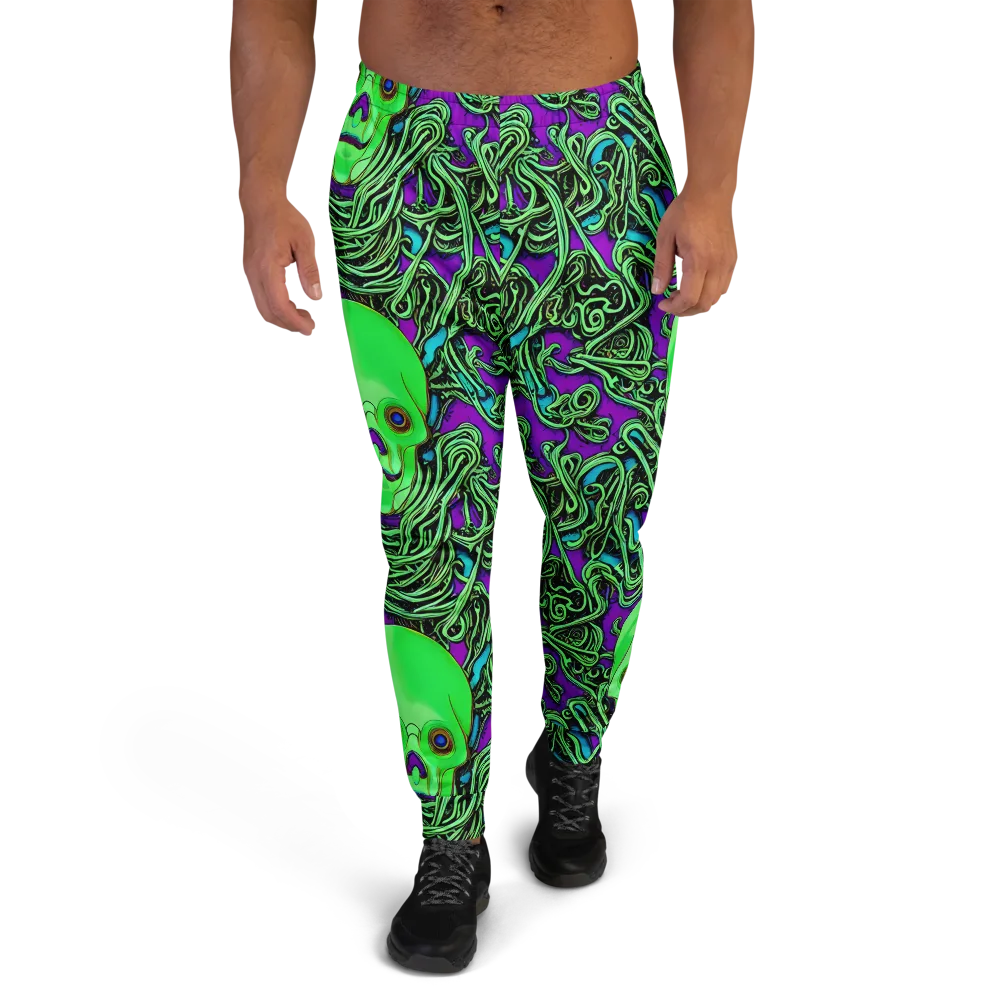 Ghostly Labyrinth on Men's Joggers — Front