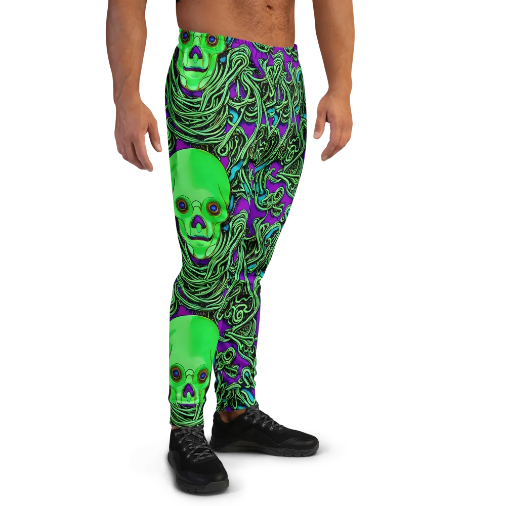 Ghostly Labyrinth on Men's Joggers — Right