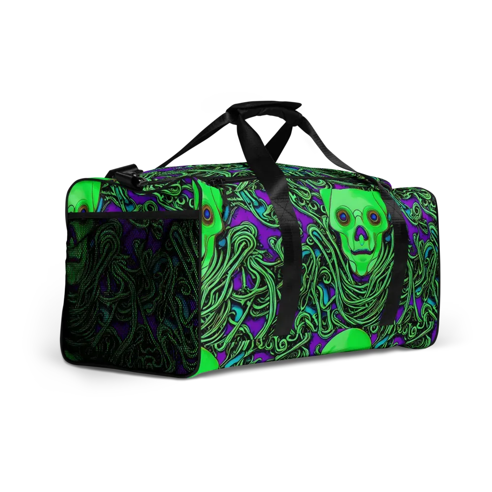 Ghostly Labyrinth on Duffle Bag — Right Front
