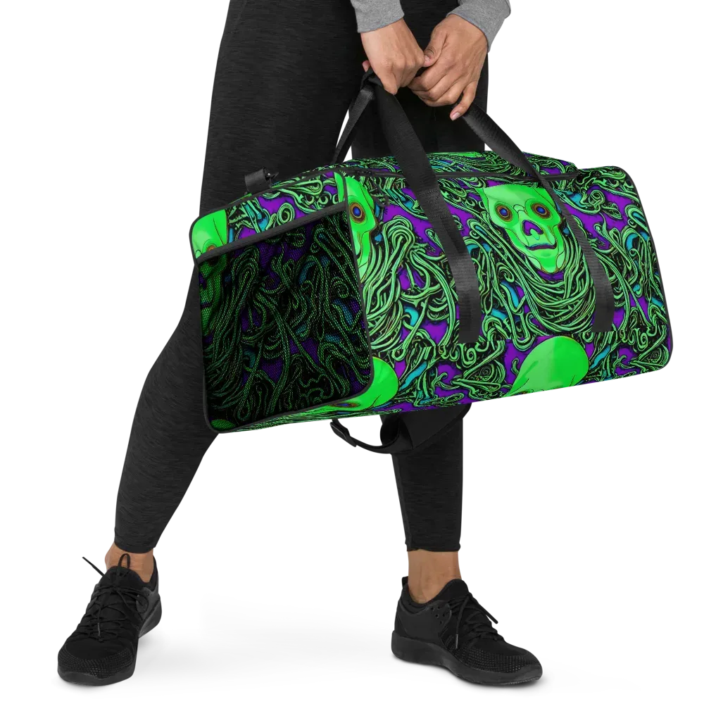 Ghostly Labyrinth on Duffle Bag — Right Front