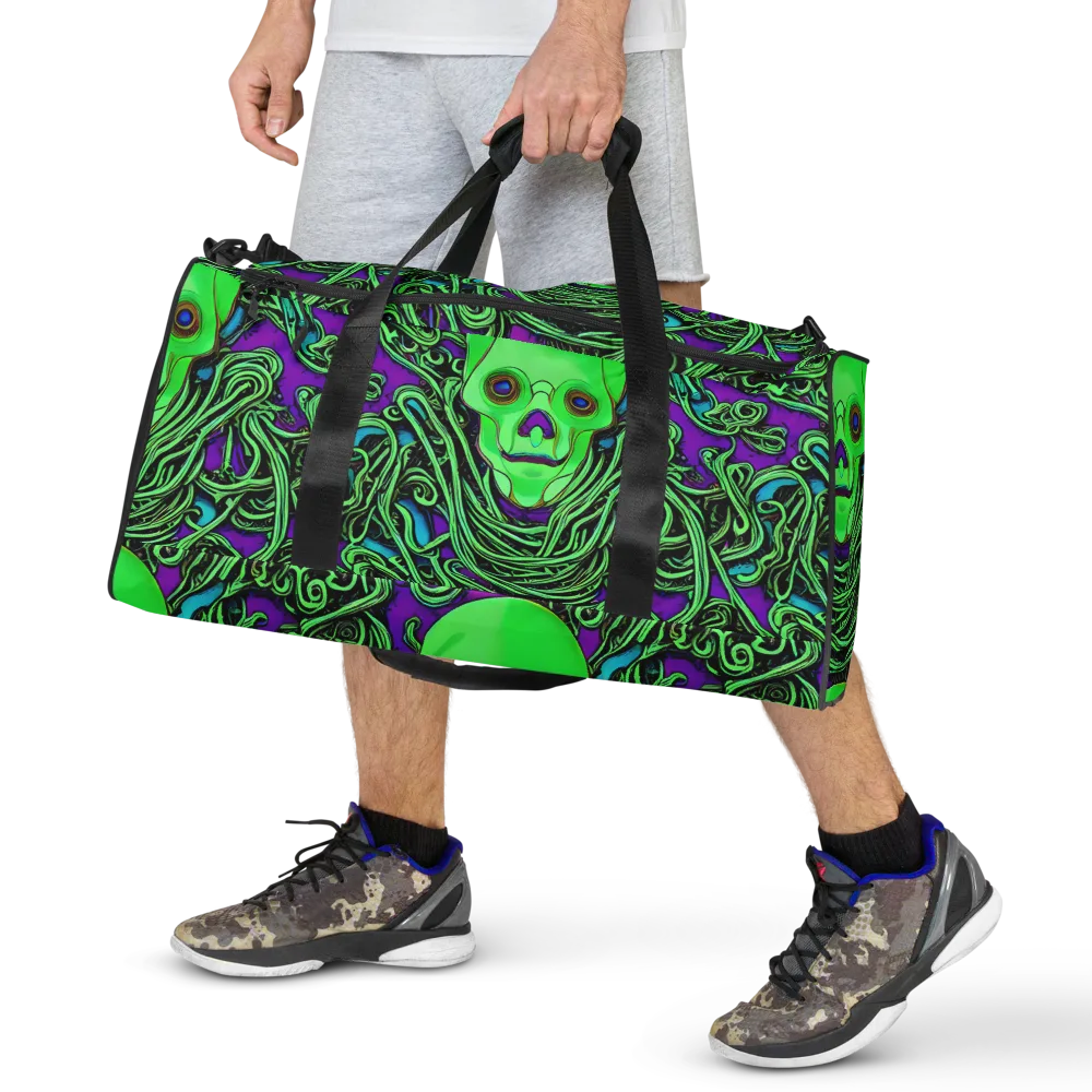 Ghostly Labyrinth on Duffle Bag — Front