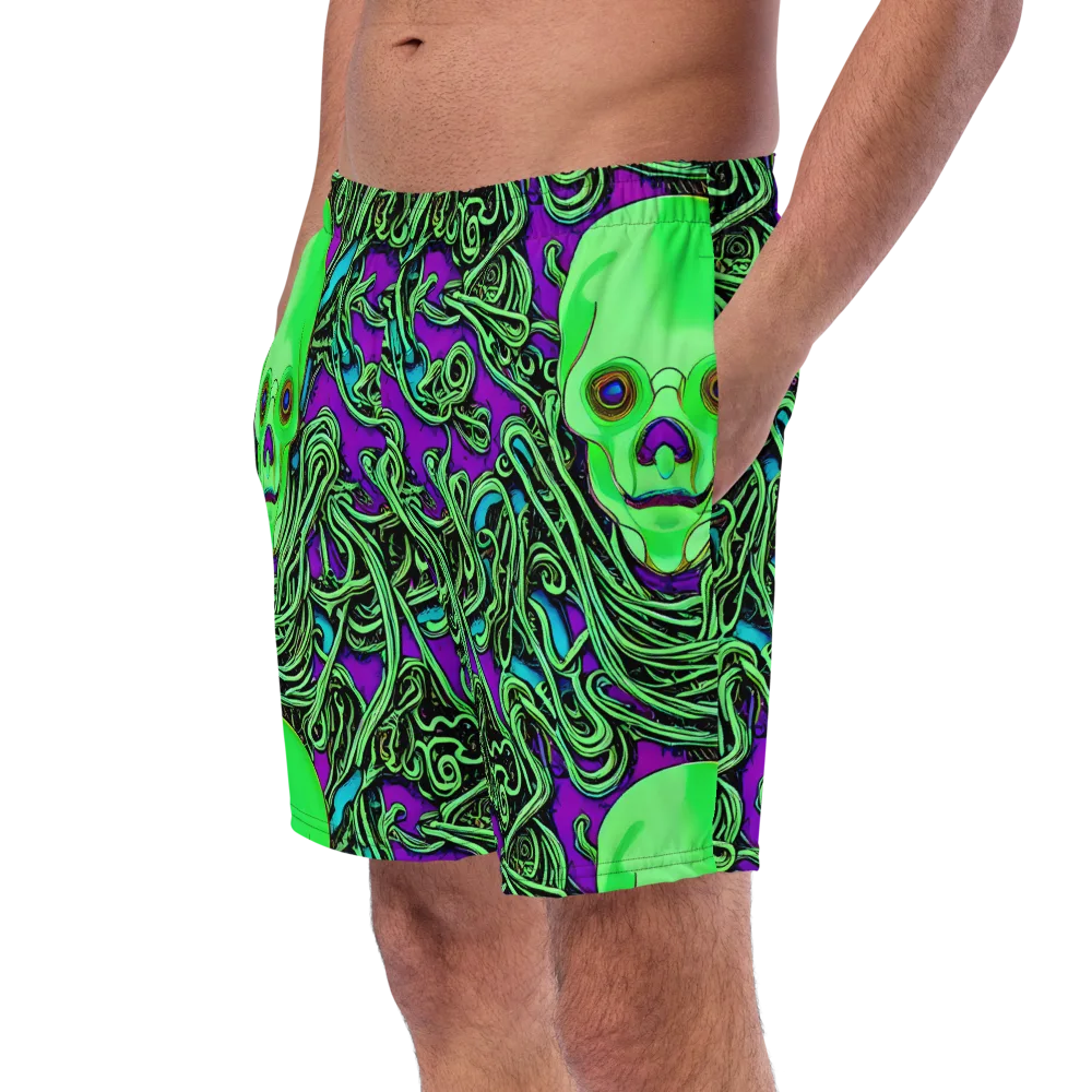 Ghostly Labyrinth on Swim Trunks — Left Front