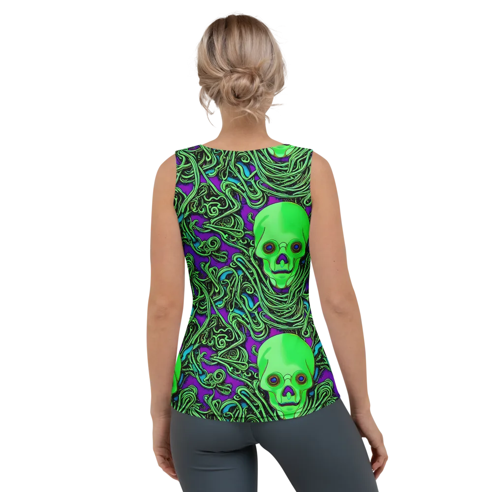 Ghostly Labyrinth on Women's Tank Top — Back