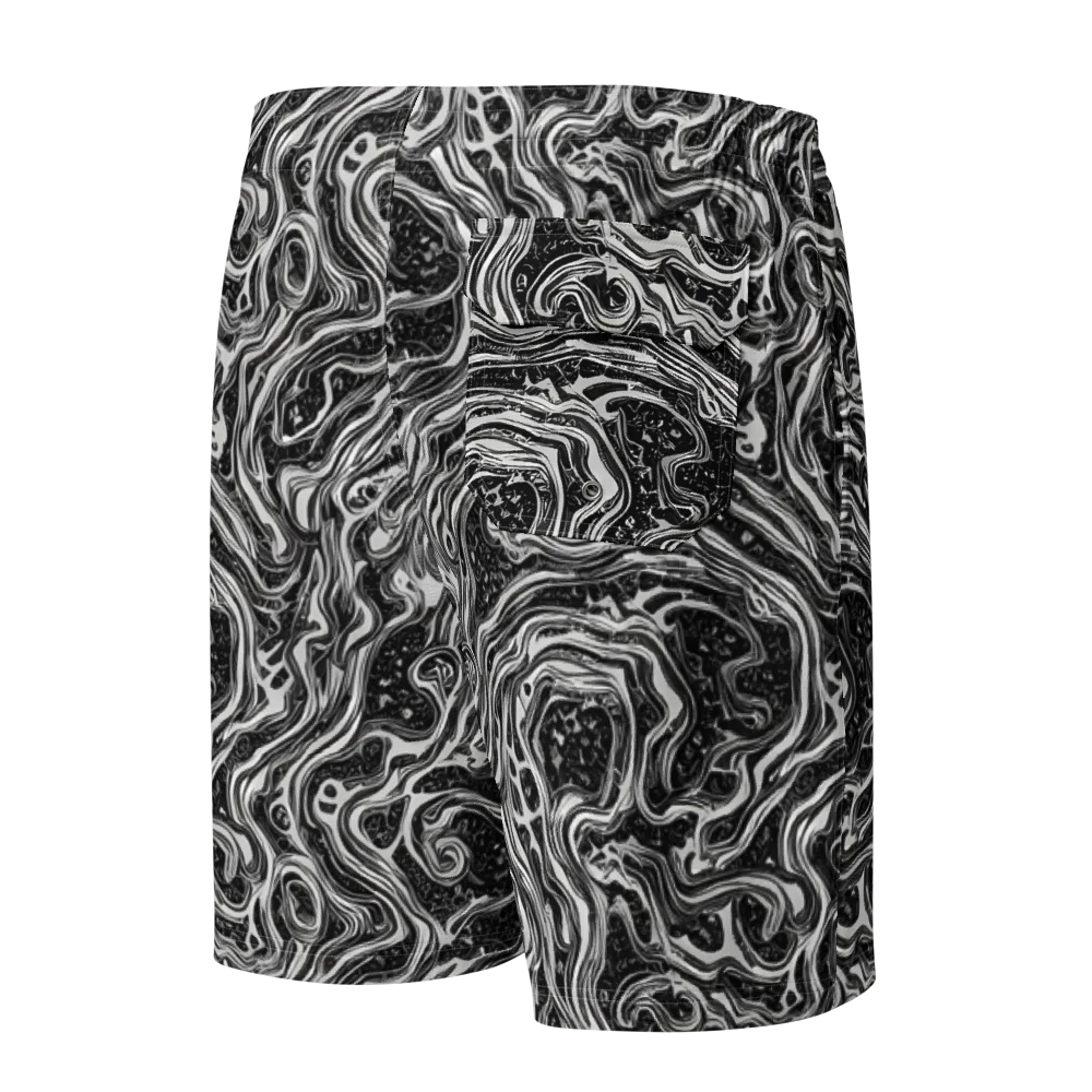Whirlpool Echo on Men's Board Shorts — Back