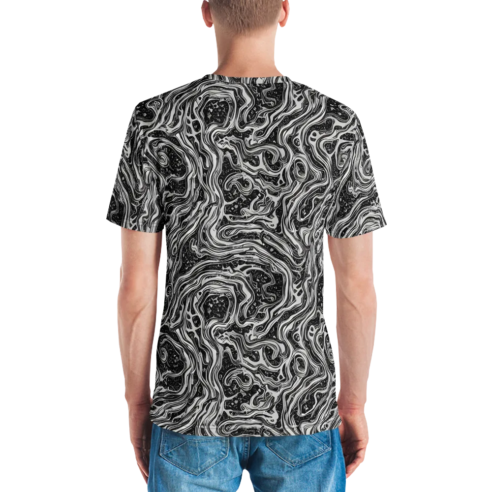 Whirlpool Echo on Men's Crew Neck T-Shirt — Back