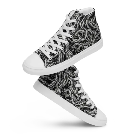 Whirlpool Echo on a Women's High Top Canvas Shoes