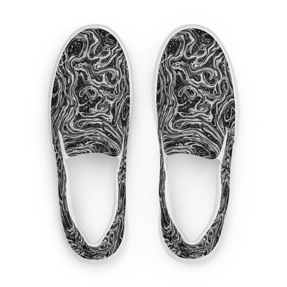 Whirlpool Echo on Men's Slip-On Canvas Shoes — Front