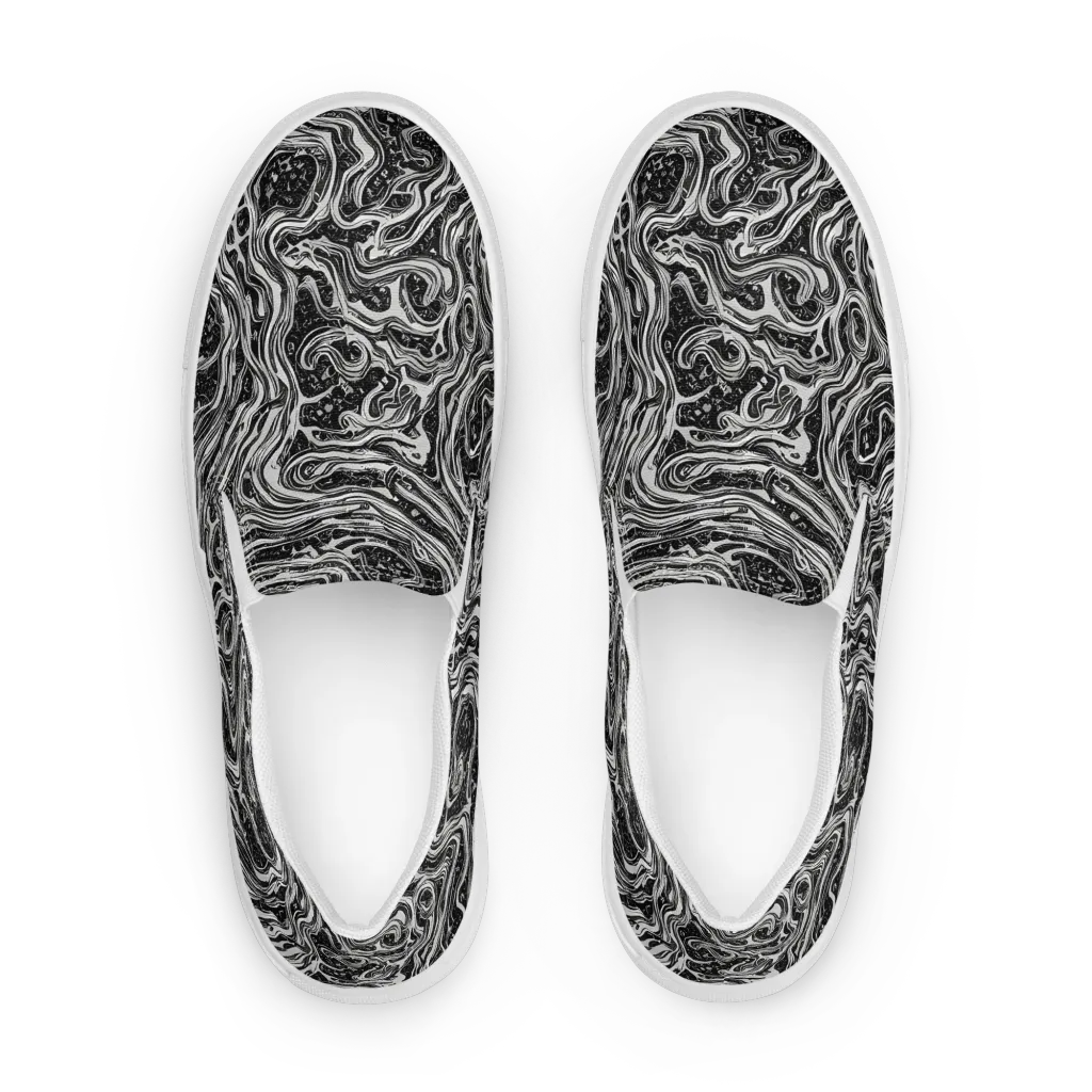 Whirlpool Echo on Women's Slip-On Canvas Shoes — Front