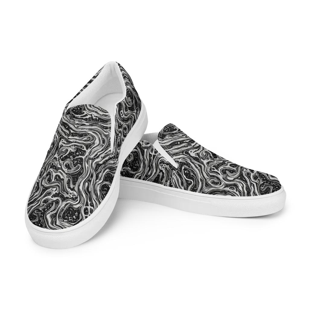 Whirlpool Echo on Women's Slip-On Canvas Shoes — Left Front