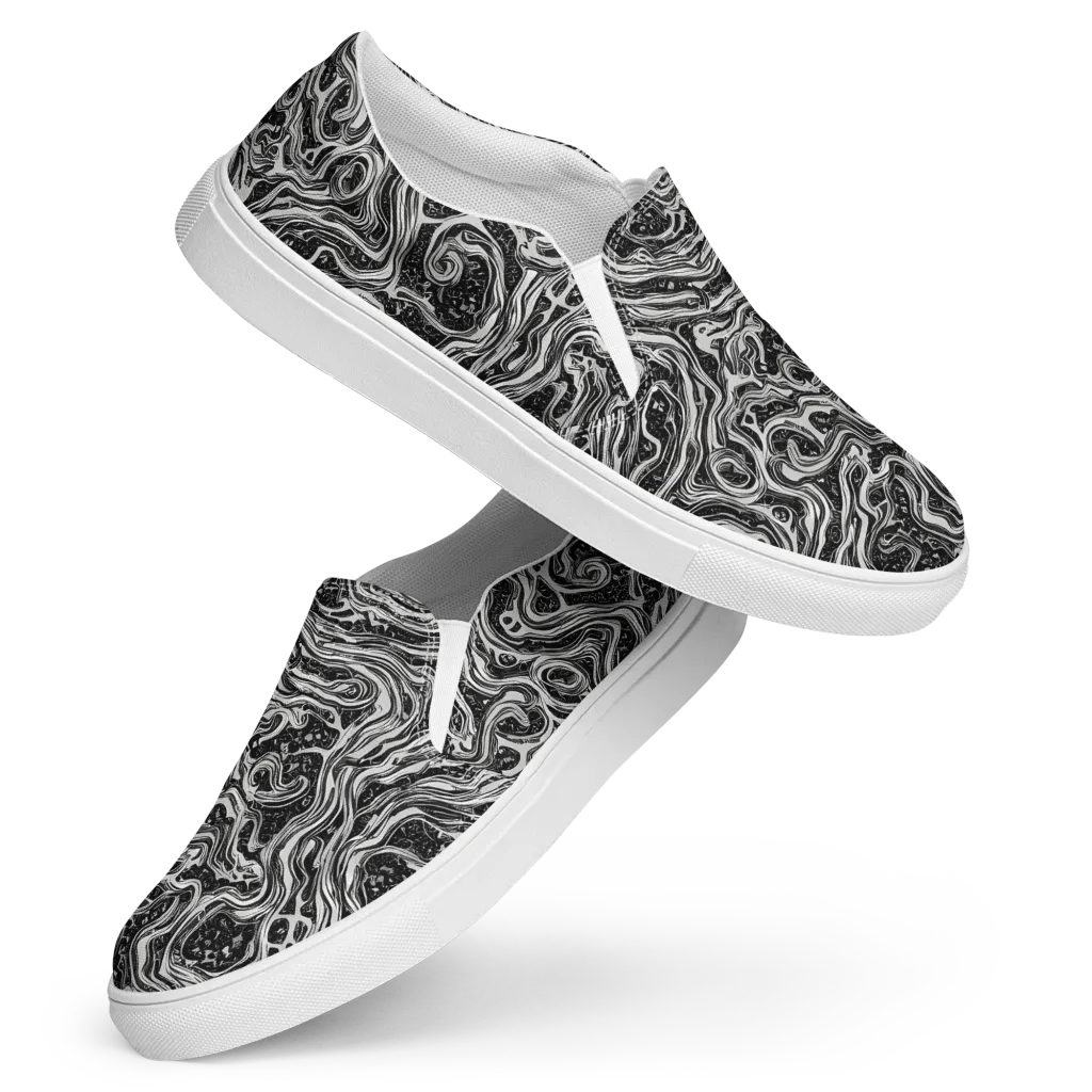 Whirlpool Echo on Women's Slip-On Canvas Shoes — Front