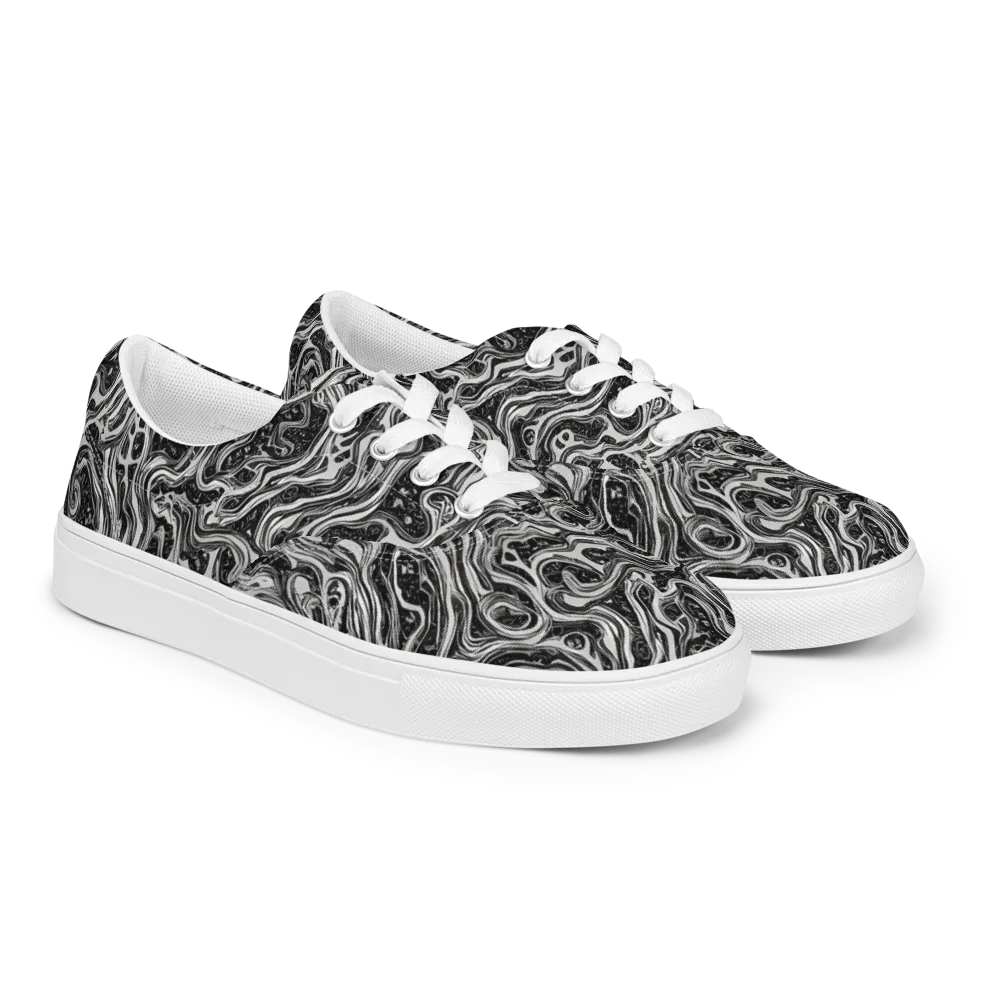 Whirlpool Echo on Men's Lace-Up Canvas Shoes — Right Front