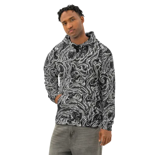 Whirlpool Echo on a Cotton Hoodie