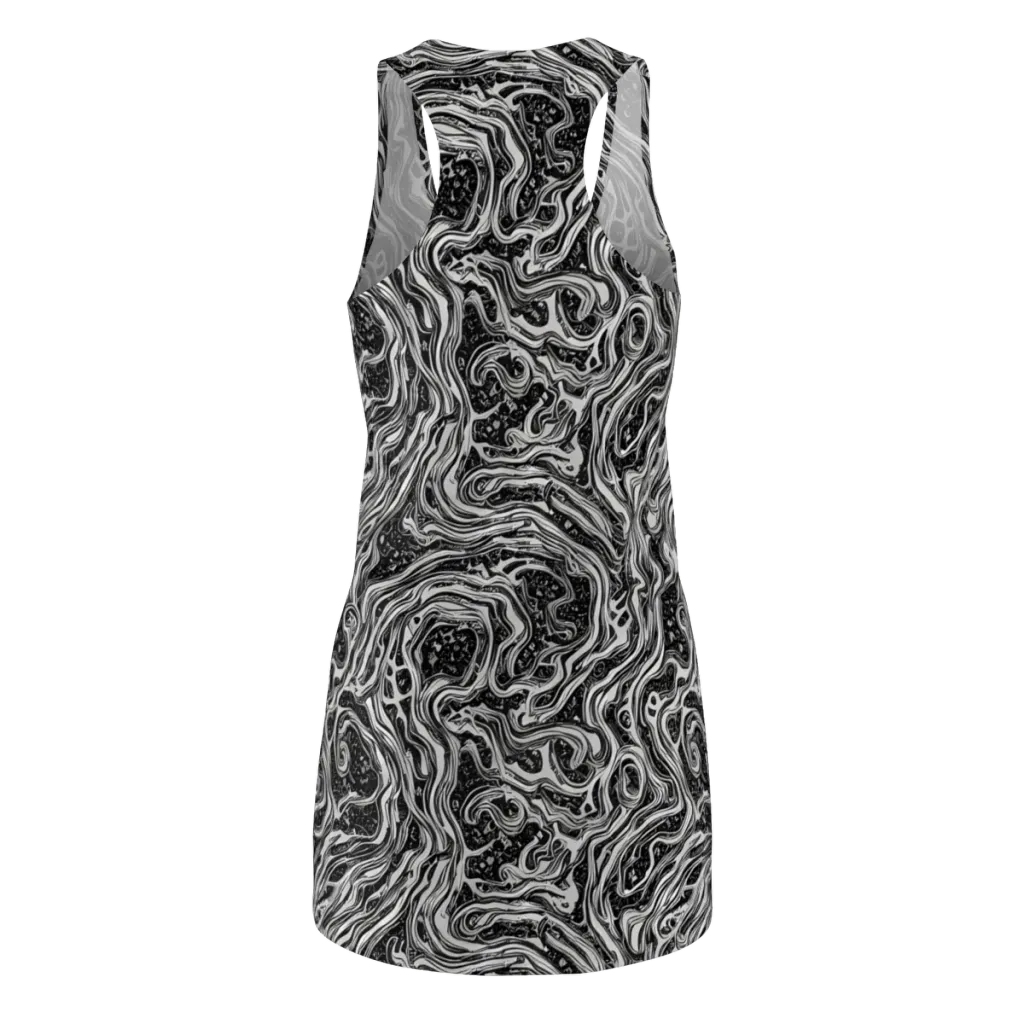 Whirlpool Echo on Racerback Dress — Back