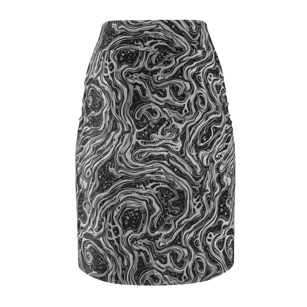 Whirlpool Echo on Pencil Skirt — Back