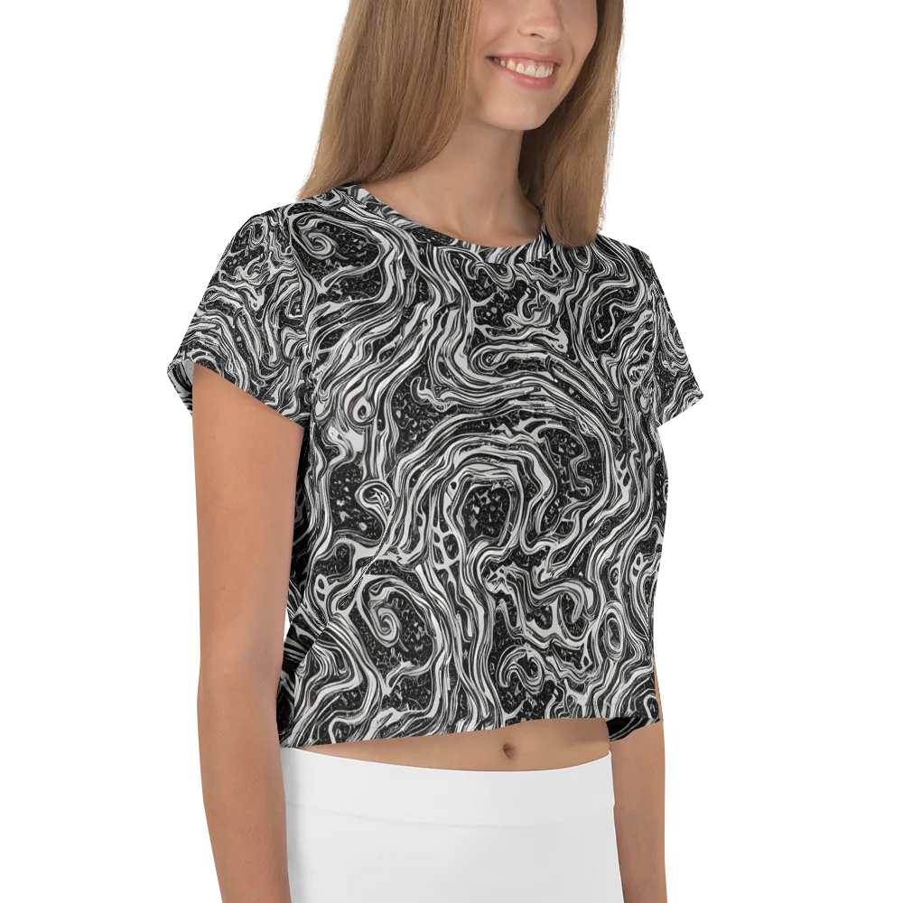 Whirlpool Echo on Crop Tee — Right
