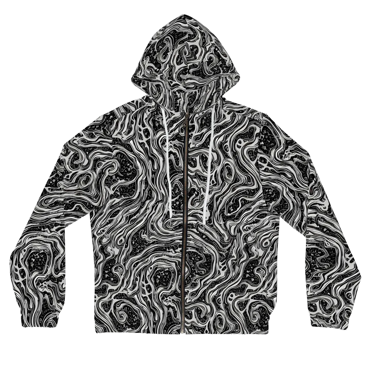 Whirlpool Echo on Women's Full-Zip Hoodie — Front