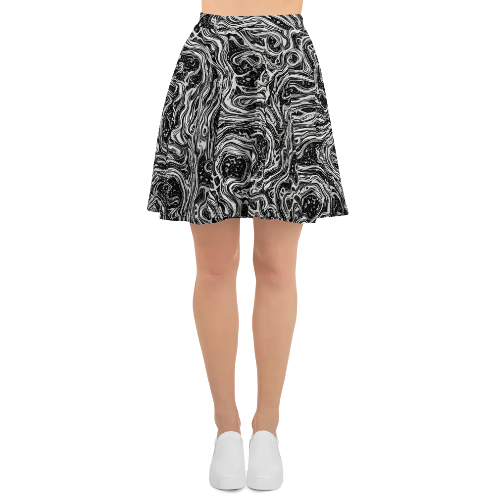 Whirlpool Echo on Skater Skirt — Front