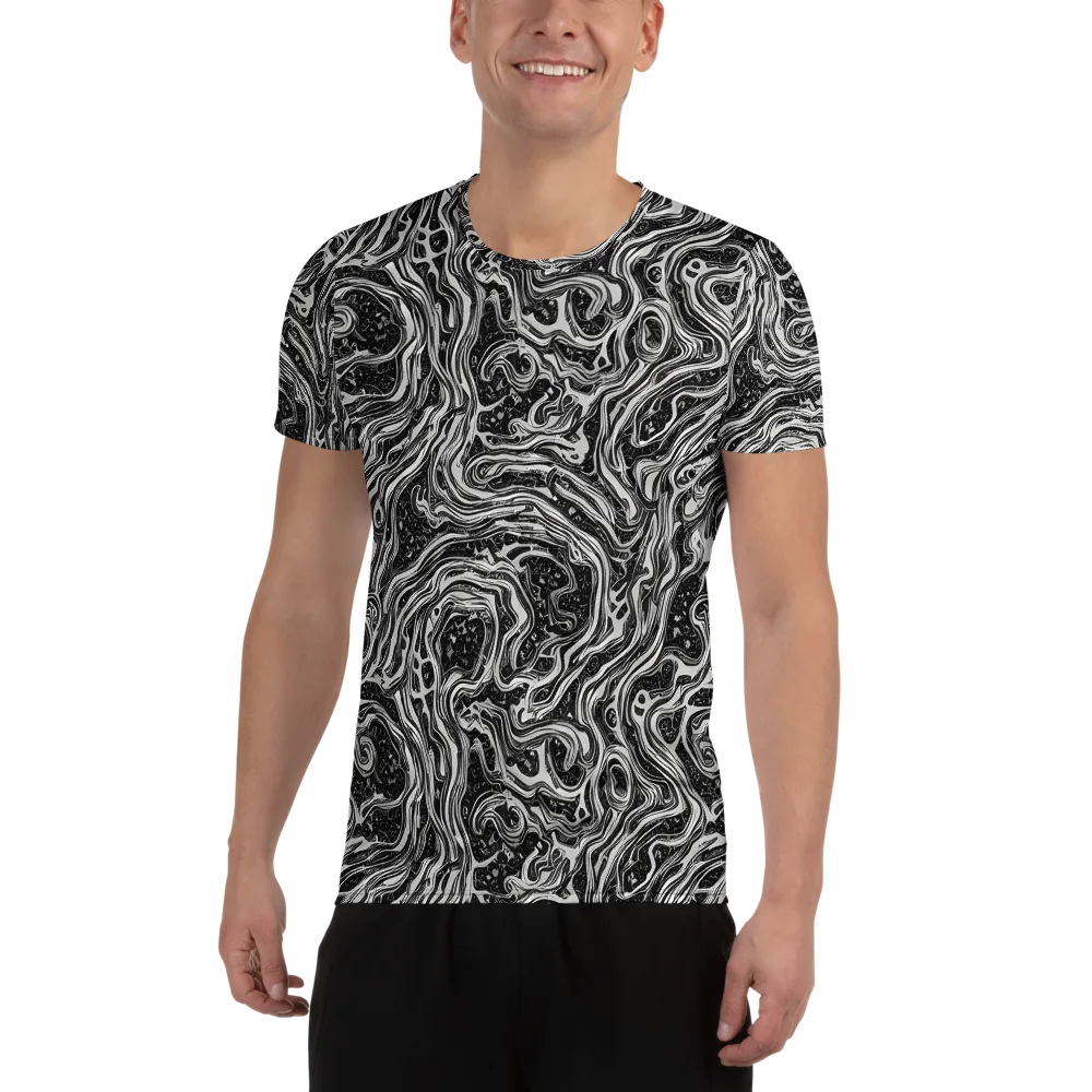 Whirlpool Echo on Men's Athletic T-Shirt — Front