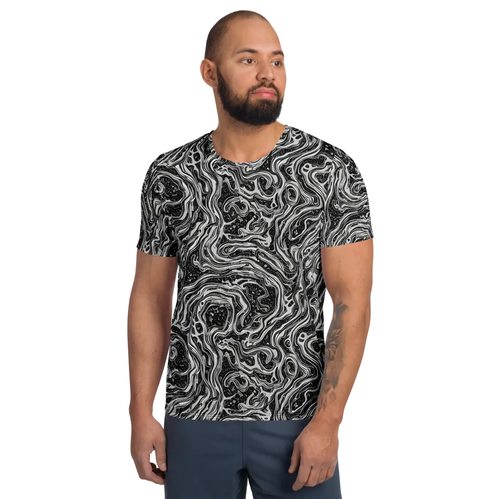 Whirlpool Echo on Men's Athletic T-Shirt — Front