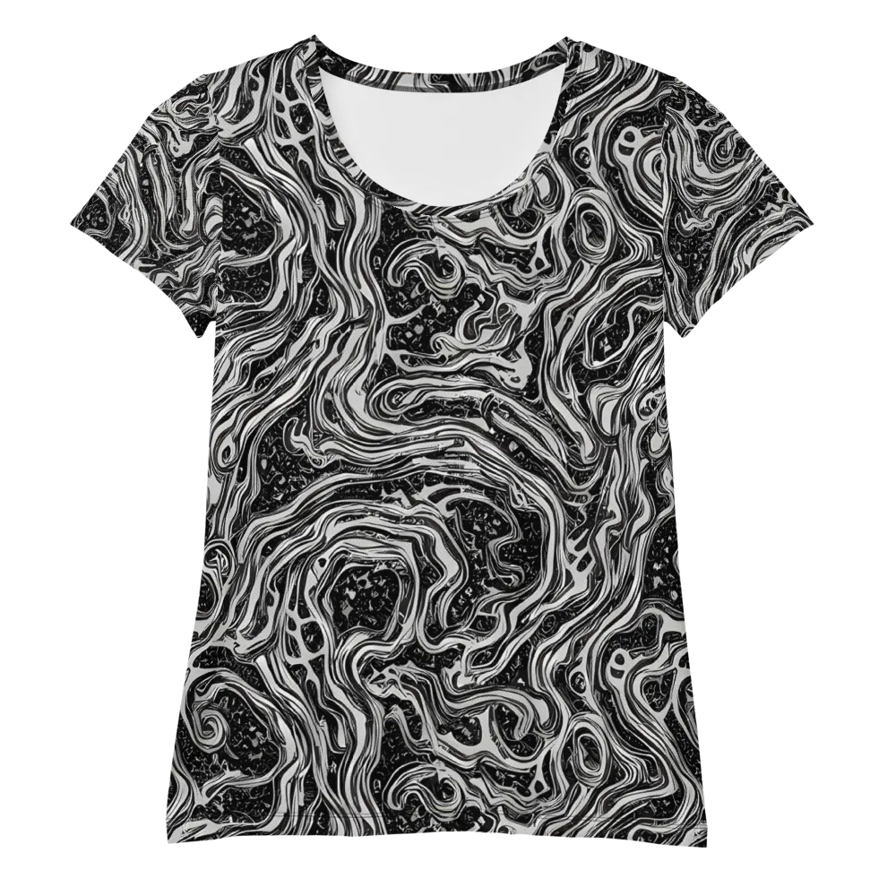 Whirlpool Echo on Women's Athletic T-Shirt — Front