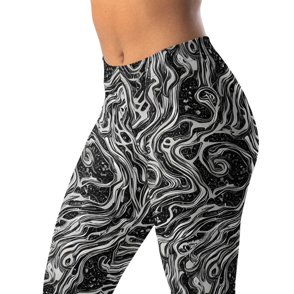 Whirlpool Echo on Leggings — Left Front