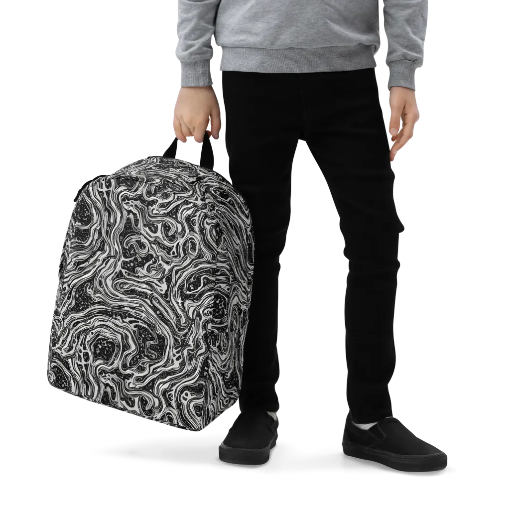 Whirlpool Echo on Minimalist Backpack — Zoomed-in
