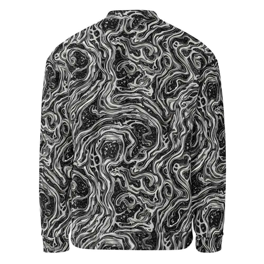 Whirlpool Echo on Bomber Jacket — Back