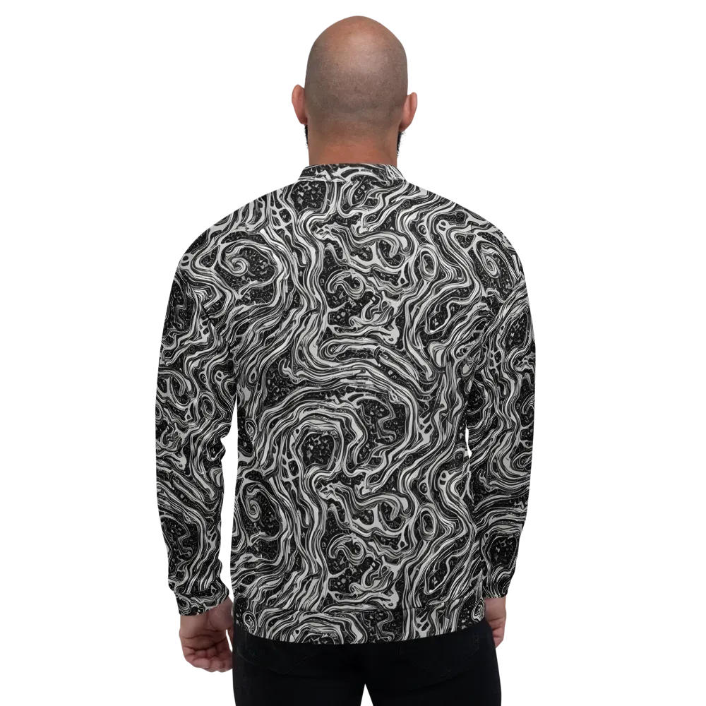 Whirlpool Echo on Bomber Jacket — Back