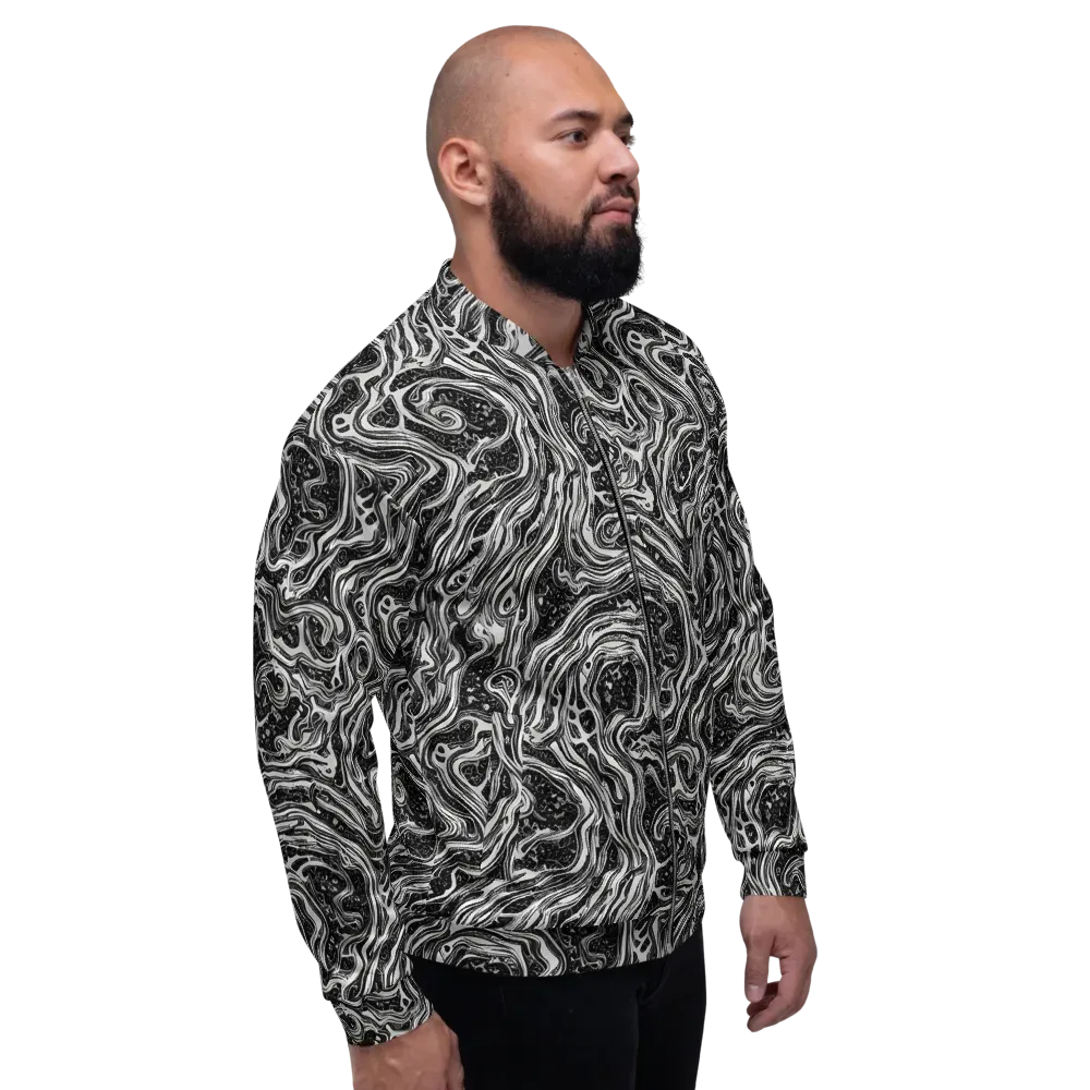 Whirlpool Echo on Bomber Jacket — Right