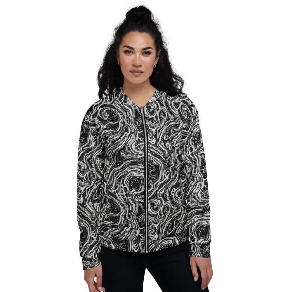 Whirlpool Echo on Bomber Jacket — Front