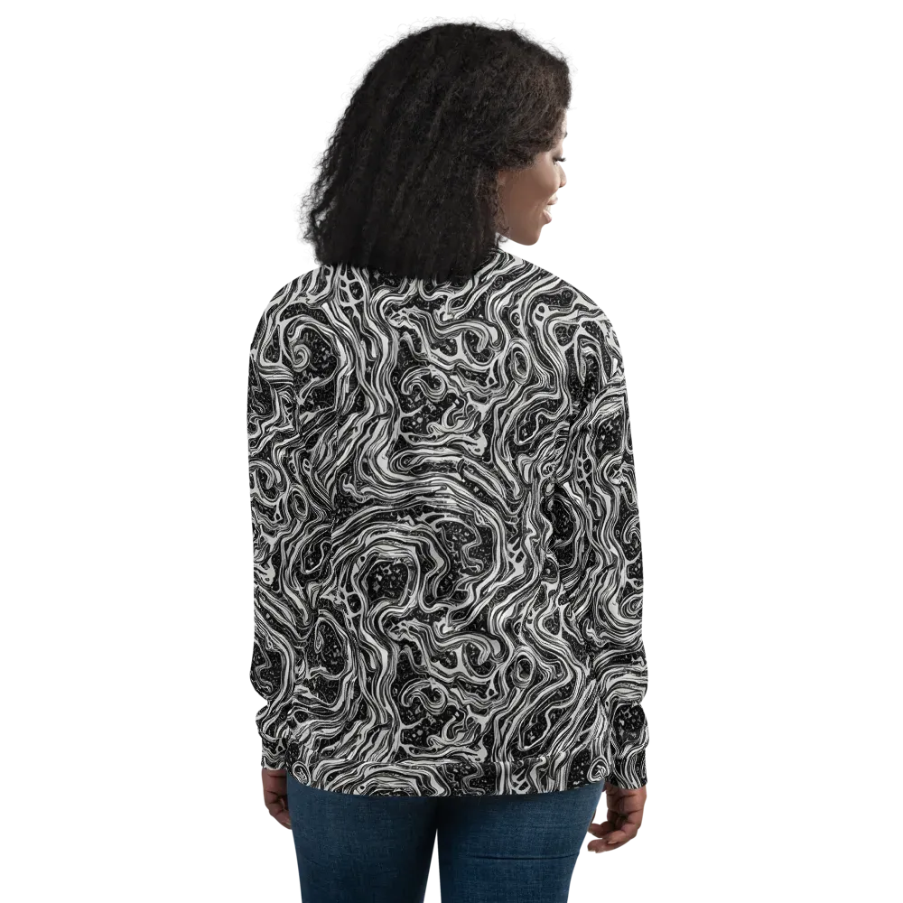 Whirlpool Echo on Bomber Jacket — Back