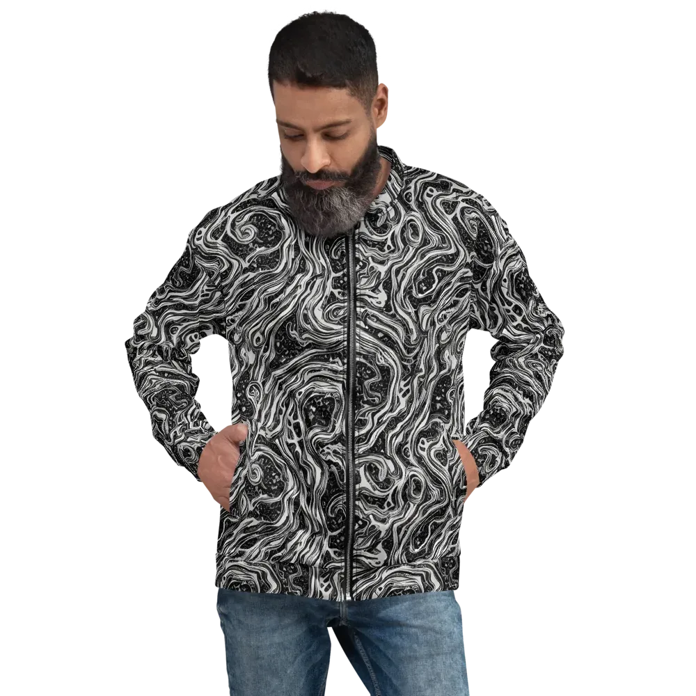 Whirlpool Echo on Bomber Jacket — Front