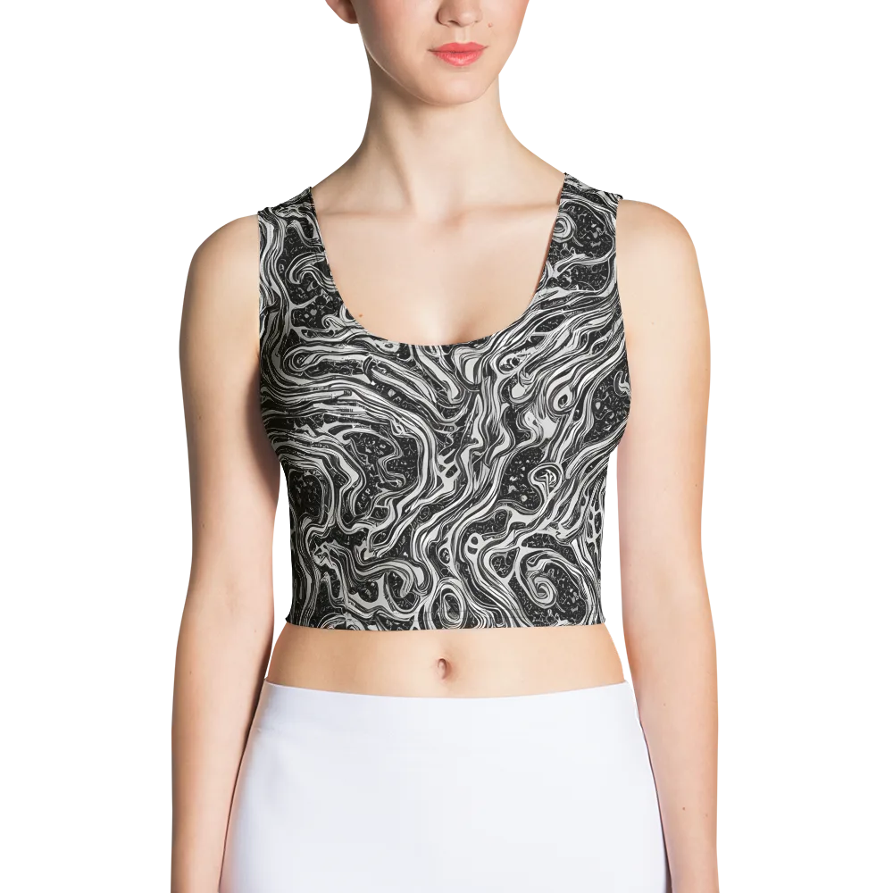 Whirlpool Echo on Crop Top — Front