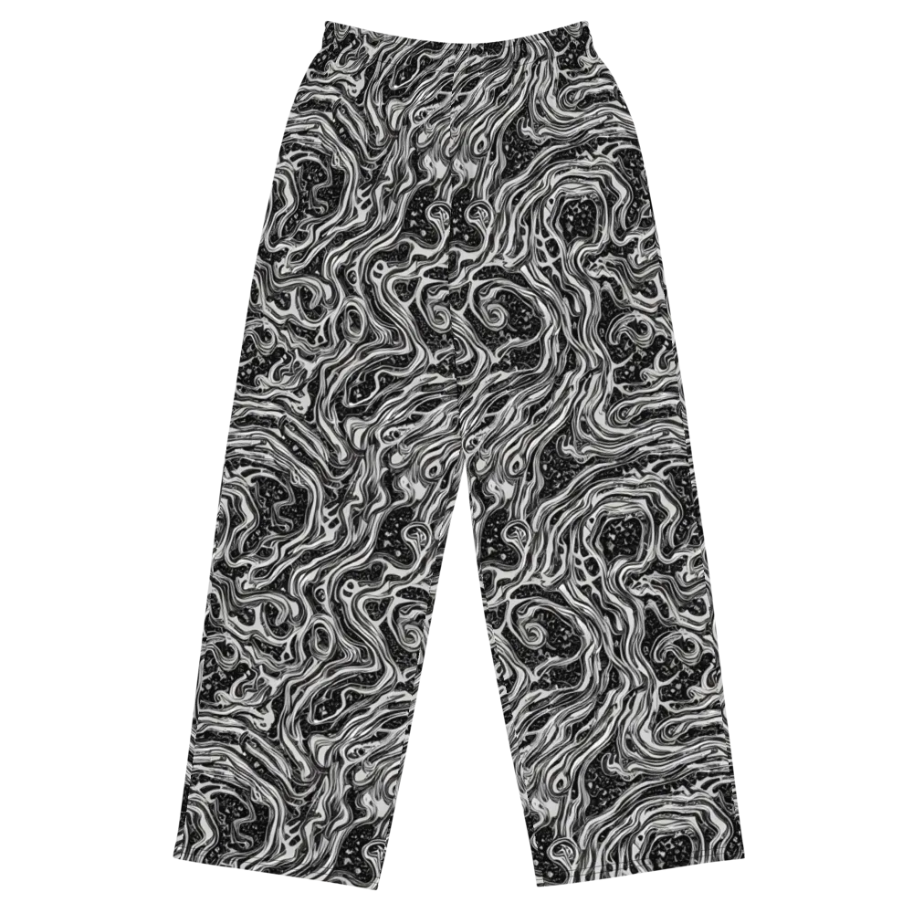 Whirlpool Echo on Wide-Leg Pants — Front