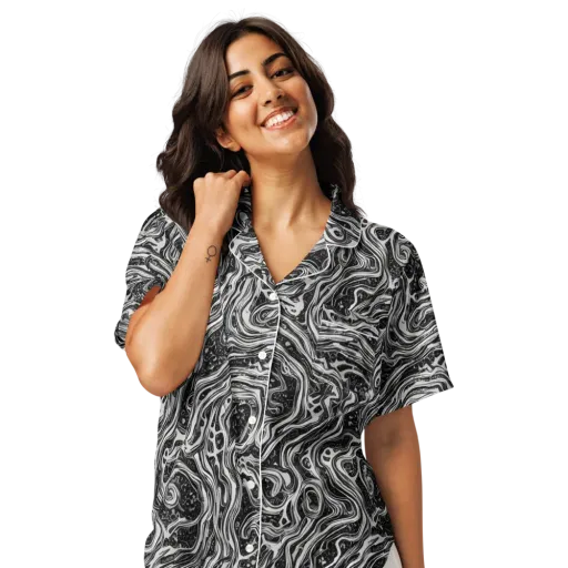 Whirlpool Echo on a Women's Short Sleeve Pajama Top