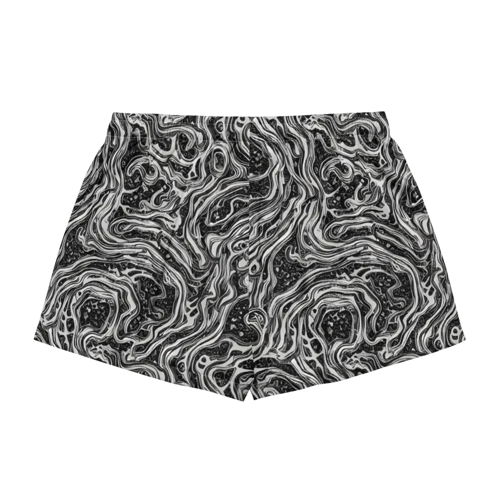 Whirlpool Echo on Women's Pajama Shorts — Back