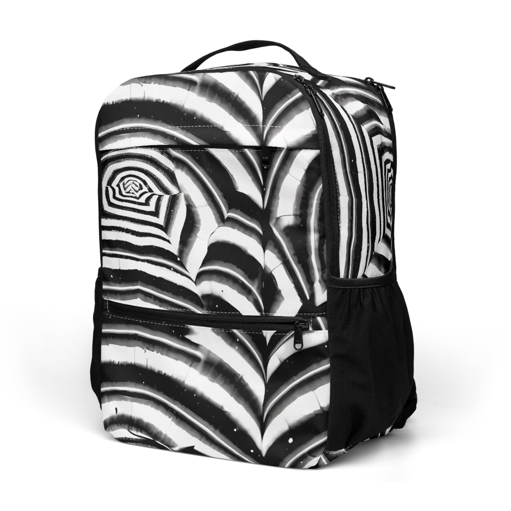 Dupain Swirl on Utility Backpack — Left Front