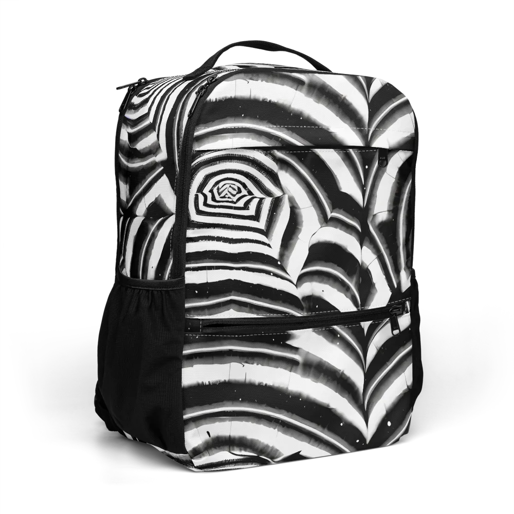 Dupain Swirl on Utility Backpack — Right Front