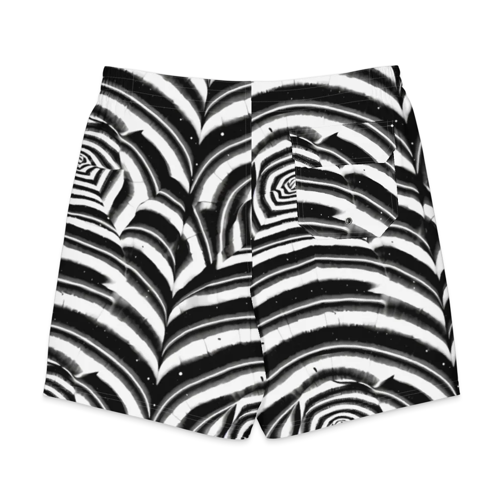 Dupain Swirl on Men's Board Shorts — Back