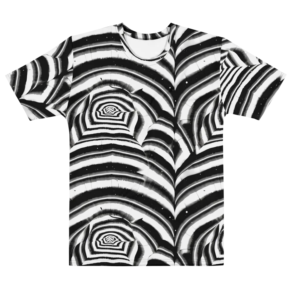 Dupain Swirl on Men's Cotton Crew Neck T-Shirt — Front